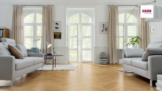 HARO faparketta 4000 TG strip Allegro oak Terra PERMADUR matt (Cfl-s1)