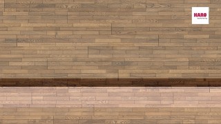 HARO Oak Tobacco Grey Terra retro brushed 3D Faparketta