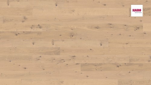 HARO Oak Puro White Sauvage retro brushed 4V Faparketta