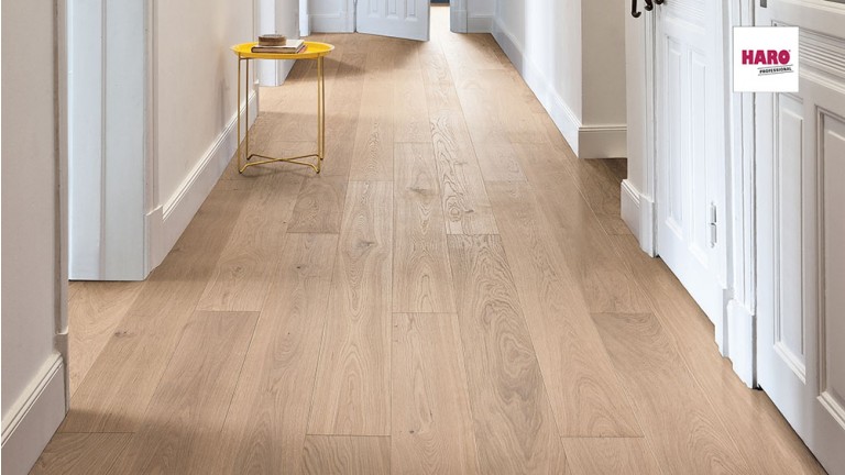 HARO faparketta Oak Puro White Markant br.
