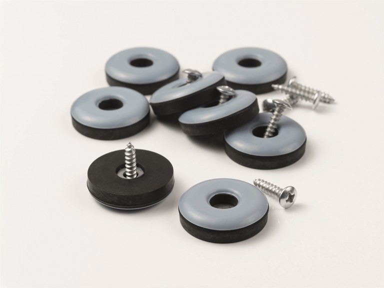 Csavaros teflon székalátét kerek