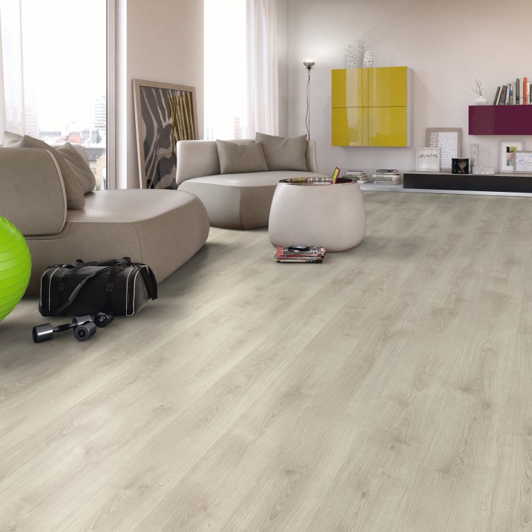 EGGER White Wilson Oak Laminált padló