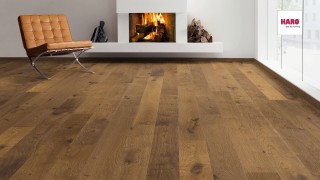 HARO Smoked Oak Sauvage retro brushed 4V Faparketta