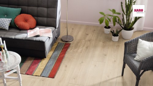 HARO Oak Contura Stone Grey Laminált padló