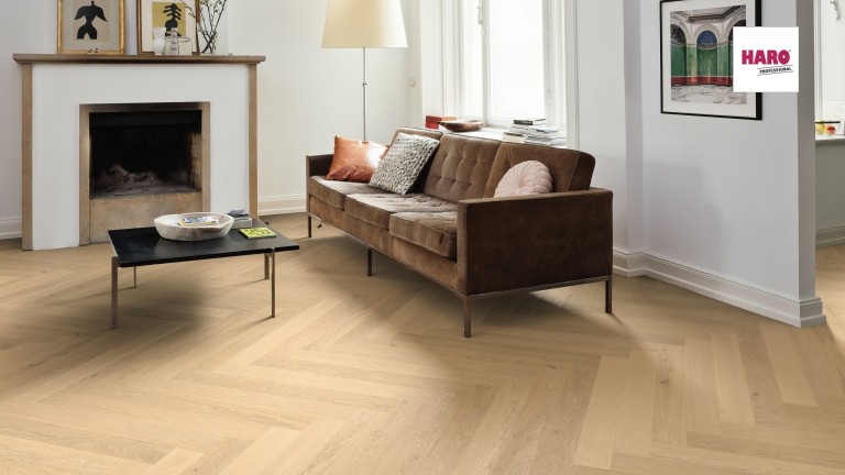 HARO Oak Invisible Markant brushed naturaDur Faparketta